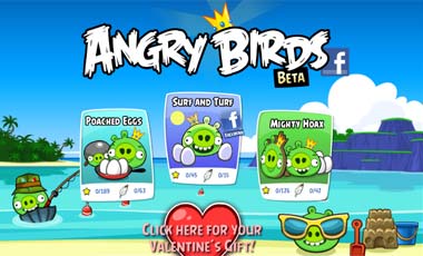 Angry Birds - Ya se puede jugar Angry Birds en Facebook